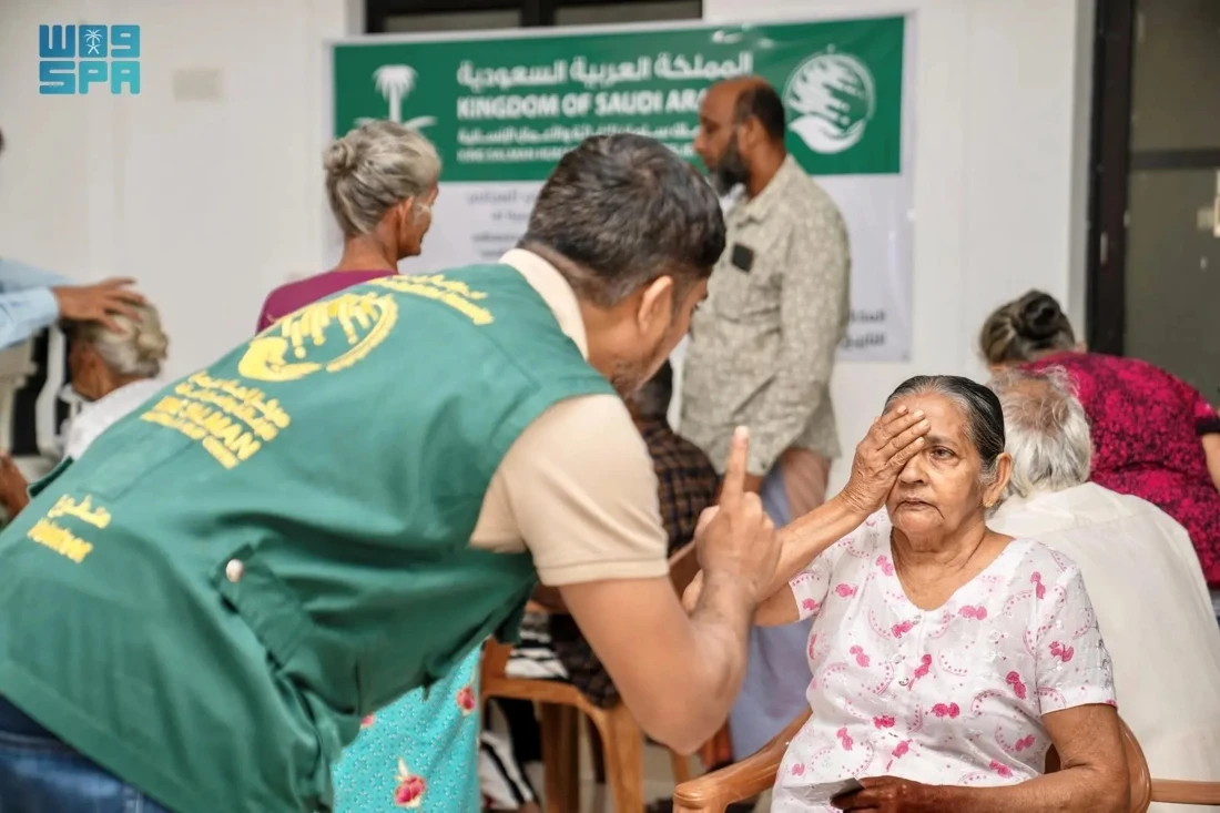 KSrelief’s medical staffers examined 4,723 patients, performed 434 cataract surgeries, and distributed 967 pairs of spectacles. (SPA)