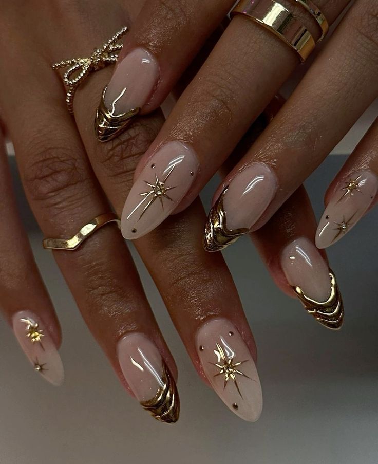 Glitzy nails