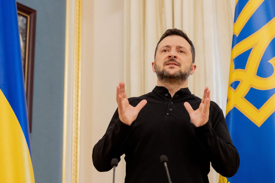 Ukraine’s President Volodymyr Zelensky. (AFP)