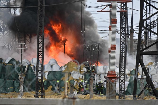 A Russian missile struck port facilities in Ukraine's southern city of Odesa on Saturday, injuring two port workers and damaging infrastructure and a vessel, regional governor Oleh Kiper said. (AFP/File)