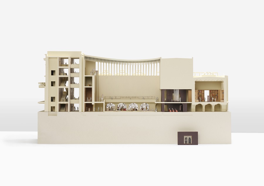 Lebanese-helmed architecture firm Lina Ghotmeh — Architecture (LG-A) will redesign the British Museum’s Western Range galleries after winning the contract in a competition. This is a model submitted during the competition. (Supplied)