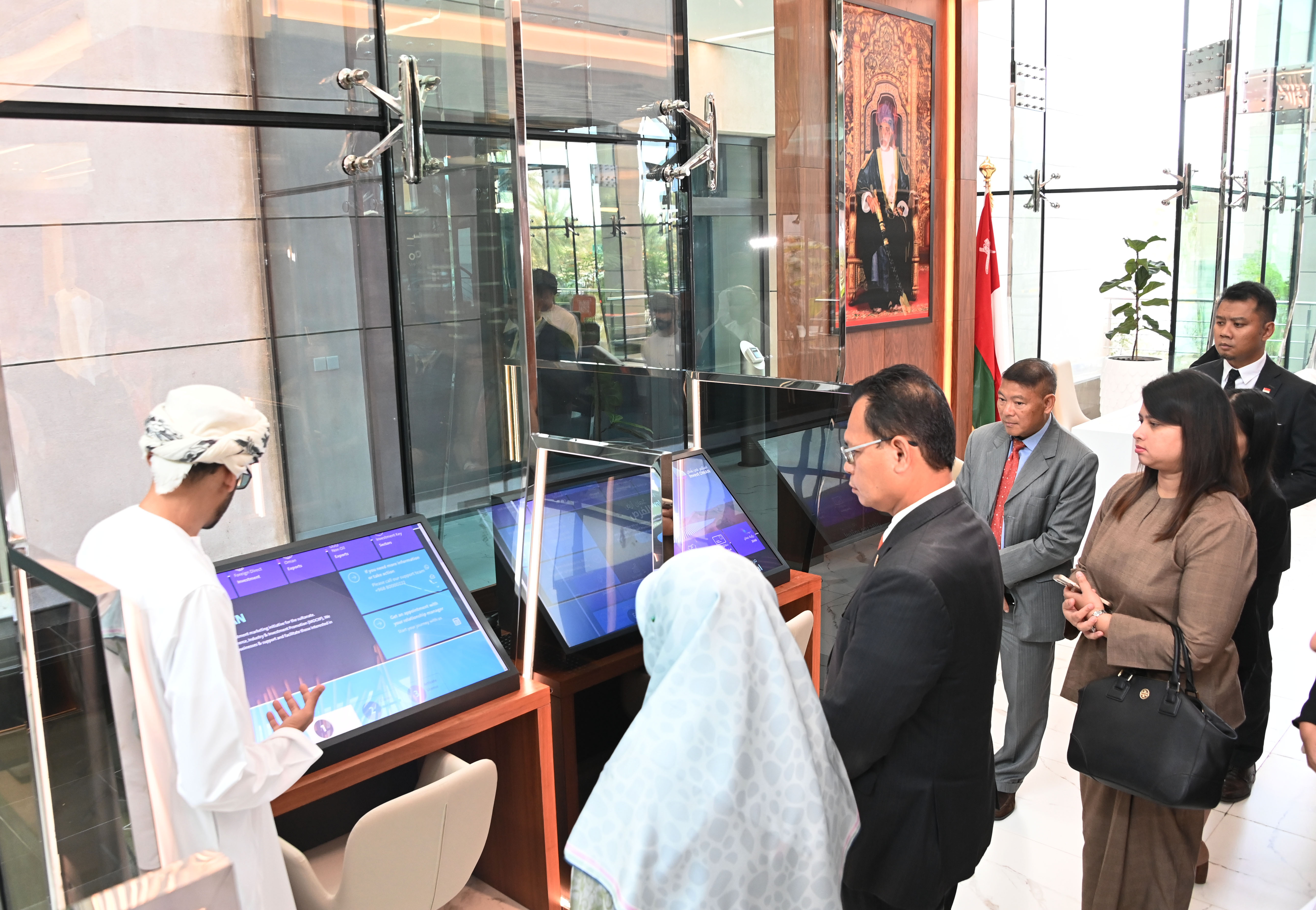 The ‘Invest in Oman’ lounge brings together government institutions under one roof, streamlining the investor journey. Photo/Supplied