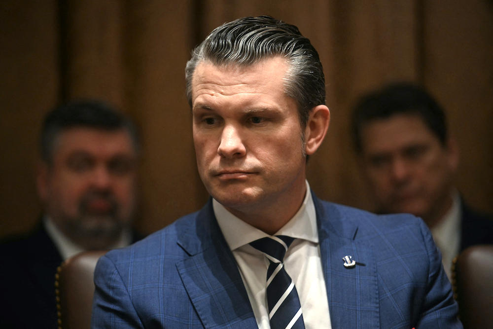 US Defense Secretary Pete Hegseth has ordered a pause on all of the country’s cyber operations against Russia, including offensive actions. (AFP)