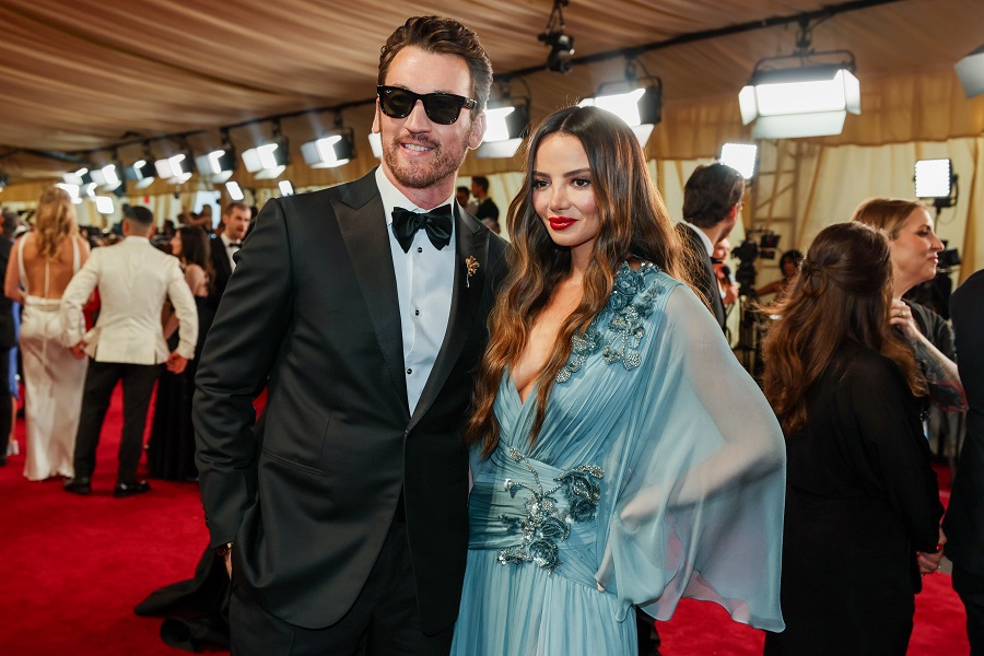 Actress Keleigh Teller showed off a gown by Lebanon's Zuhair Murad. (Getty Images)