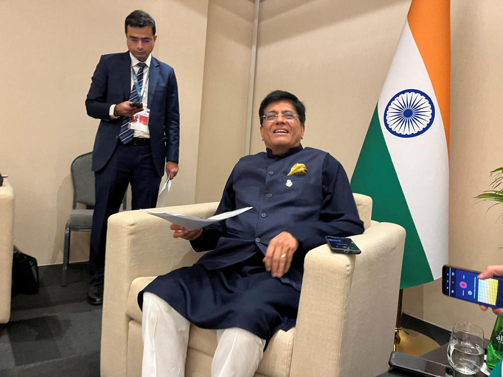 Goyal’s visit was sudden, as he departed after canceling previously scheduled meetings until March 8, the officials said. (REUTERS)