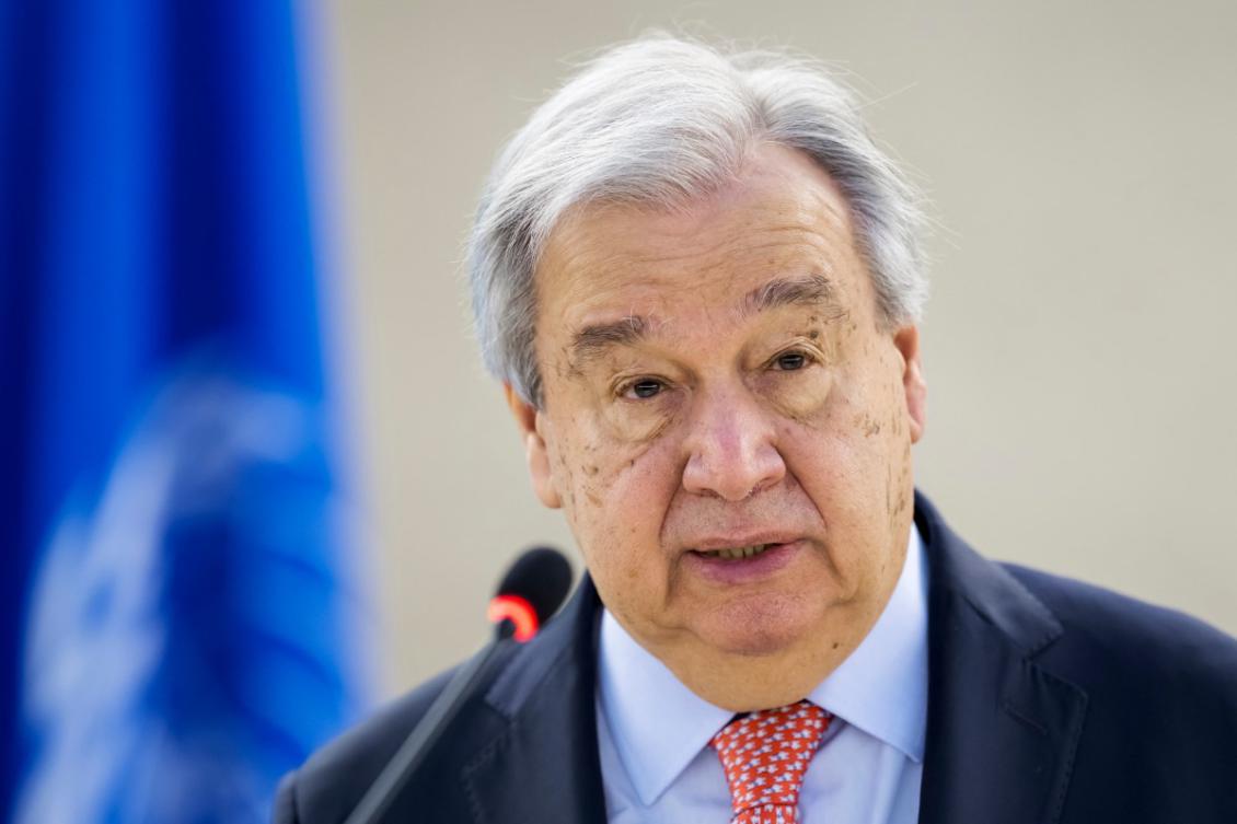 United Nations Secretary General Antonio Guterres. (File/AFP)