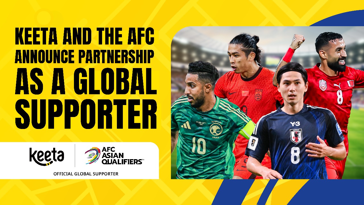 Keeta becomes official global supporter for the AFC Asian Qualifiers 2026