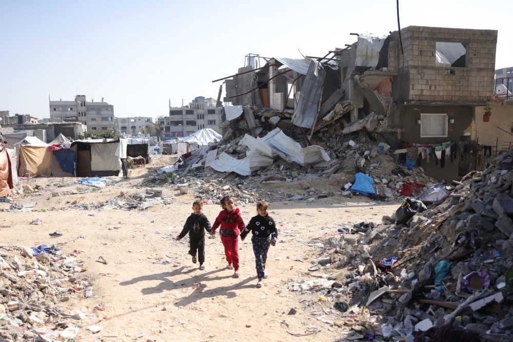 The Trump administration has slashed funding for aid and development projects, including in Gaza, but experts warn that ending USAID programs could fuel unrest, economic decline, and extremist recruitment. (AFP)