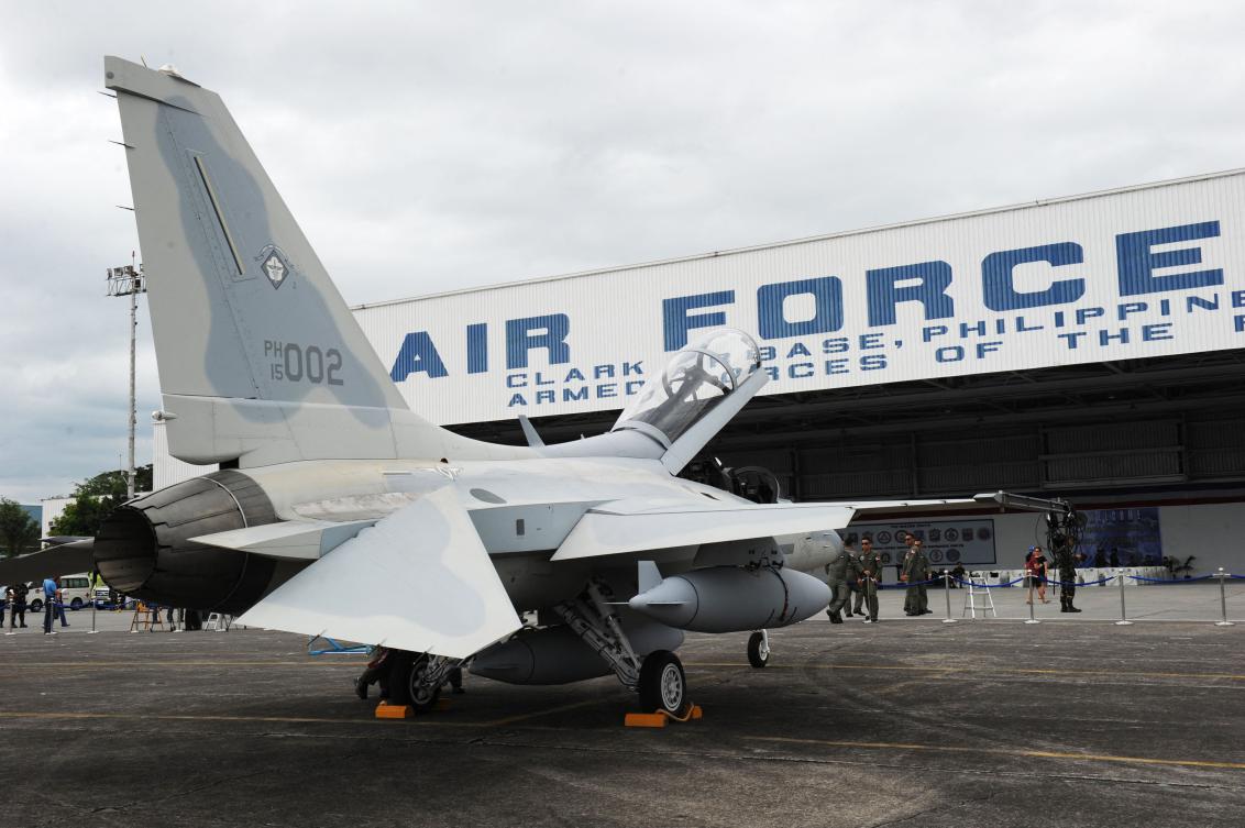 The Philippines’ FA-50s fleet have earlier been flown in joint air patrols with treaty ally the United States over contested areas of the South China Sea. (AFP)