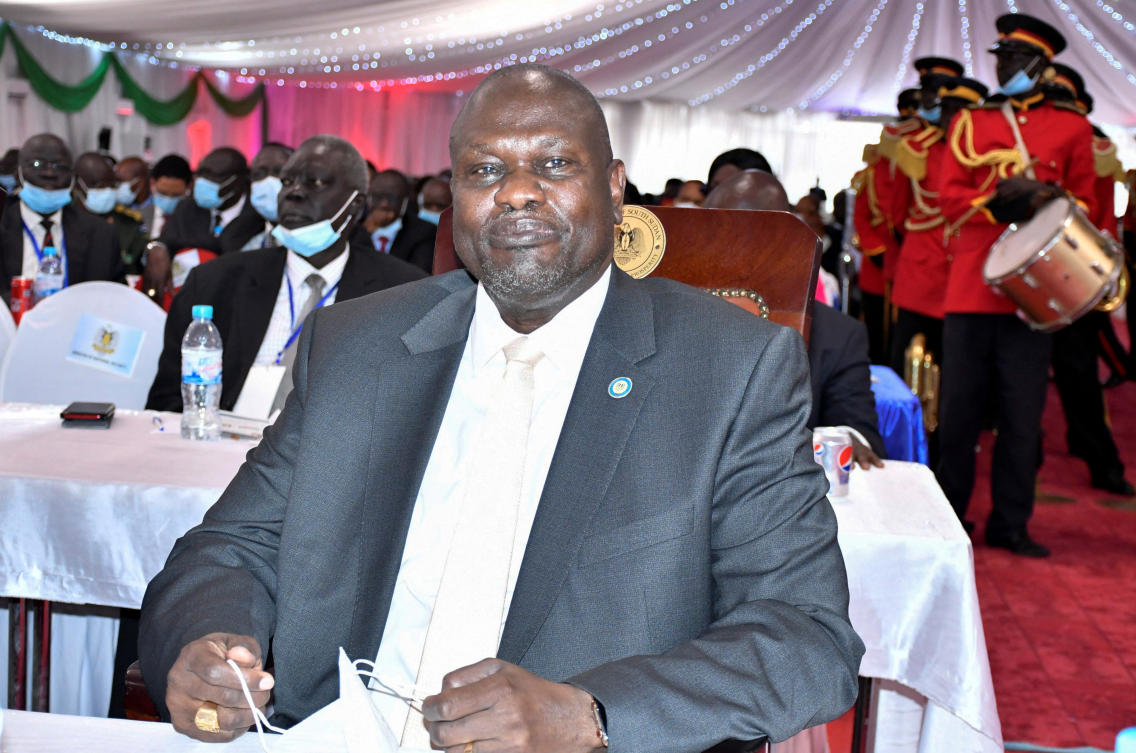 Above, South Sudan's Vice President Riek Machar. (Reuters)