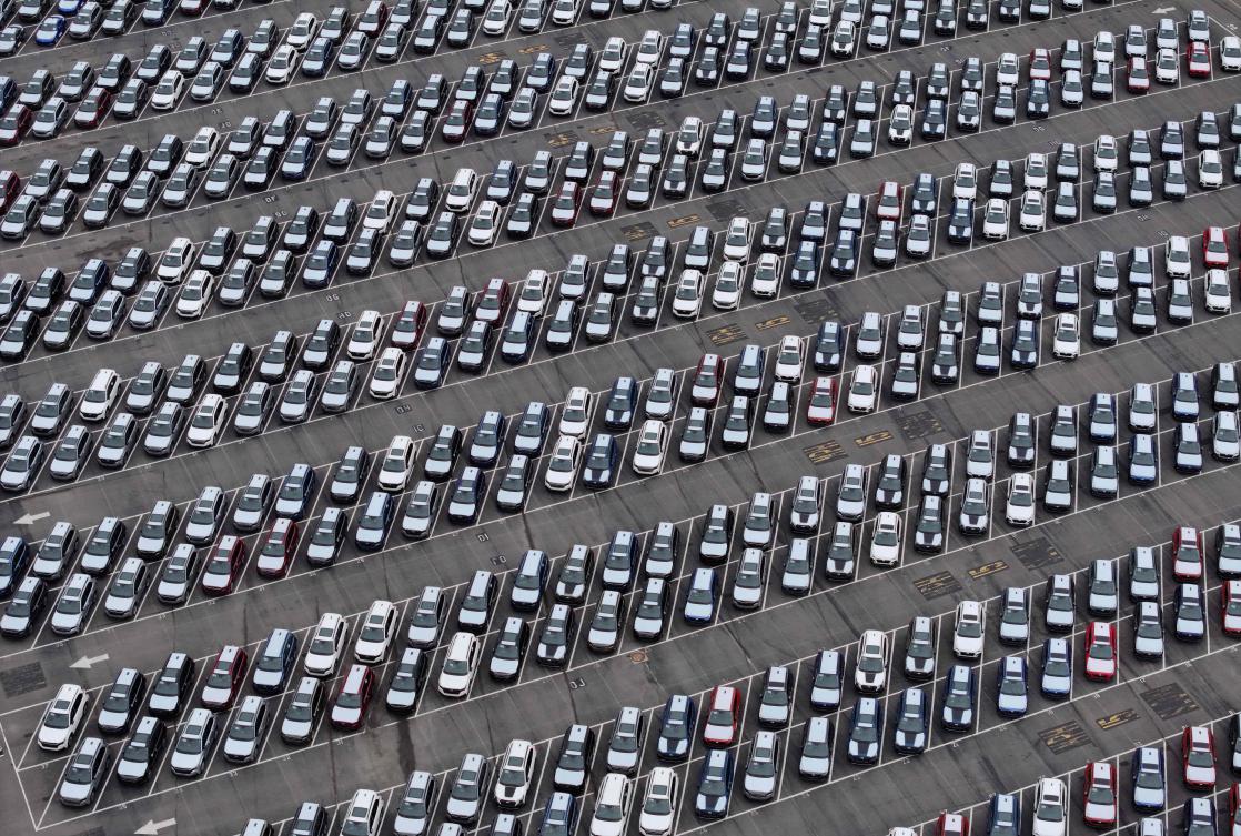 The pause comes after Trump spoke with leaders of the “big 3” automakers, Ford, General Motors and Stellantis, on Wednesday, according to White House press secretary Karoline Leavitt. (Getty Images/AFP)