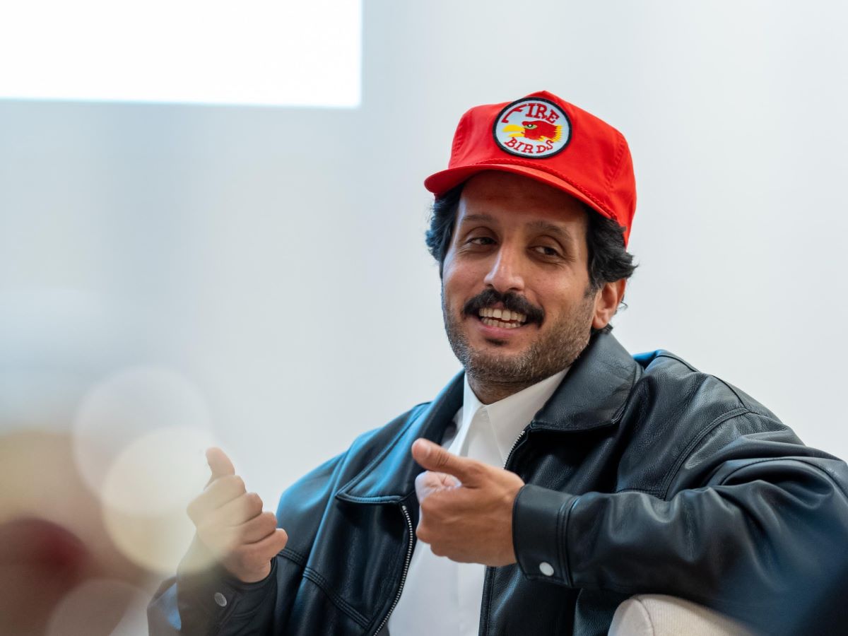 Saudi film director Ali Kalthami at an exclusive iPhone photography workshop on March 5 at Sima Creative Space in Riyadh. (Supplied)