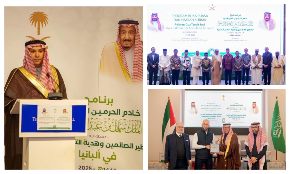 Saudi Arabia distributes dates and iftar meals in Indonesia, Albania, and Jordan