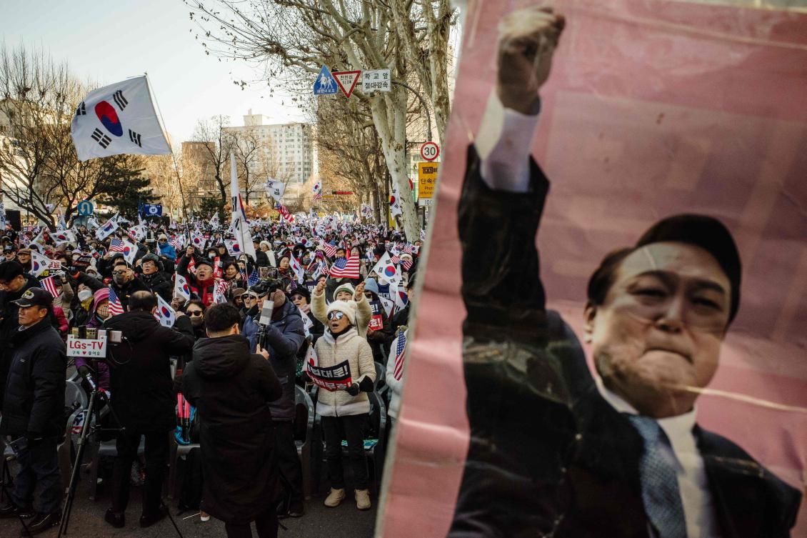 President Yoon Suk Yeol, a former prosecutor, plunged democratic South Korea into turmoil in December by briefly suspending civilian rule and sending soldiers into parliament. (AFP)