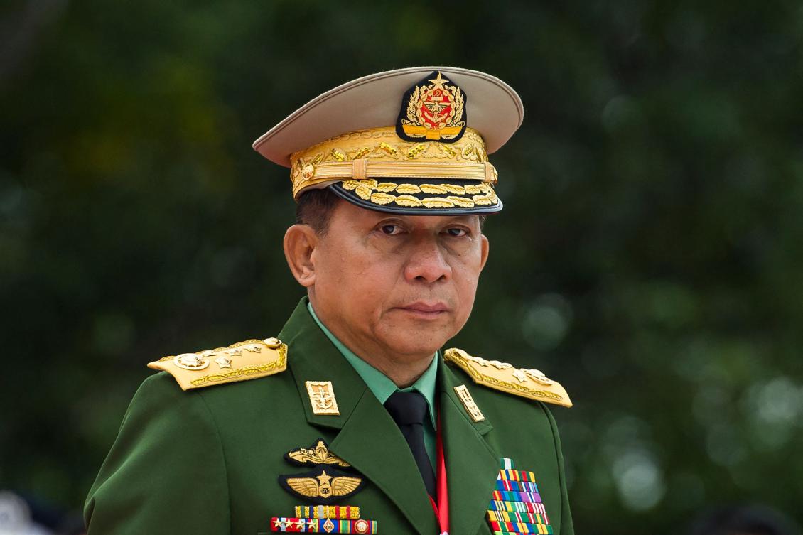 Myanmar’s junta chief said the country would hold an election in December or January, the first in the war-torn nation since the military staged a coup in 2021. (AFP)