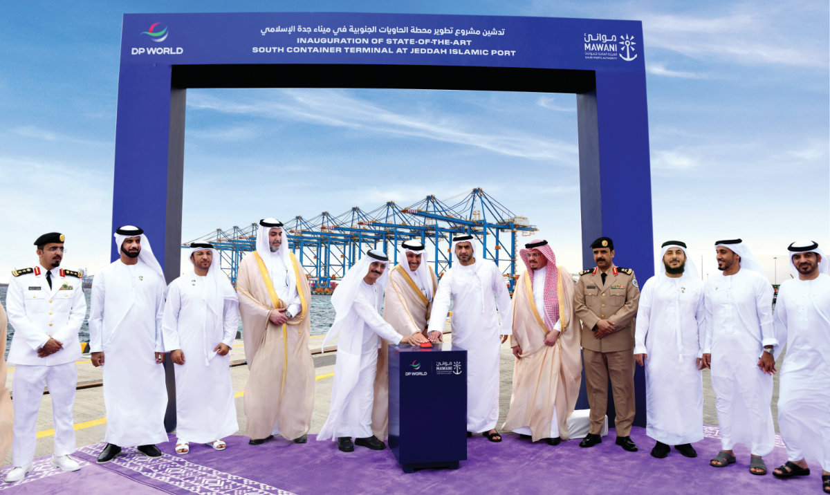 The official ceremony was attended by Saudi Minister of Transport and Logistic Services Saleh bin Nasser Al-Jasser and DP World Group Chairman and CEO Sultan Ahmed bin Sulayem and others.