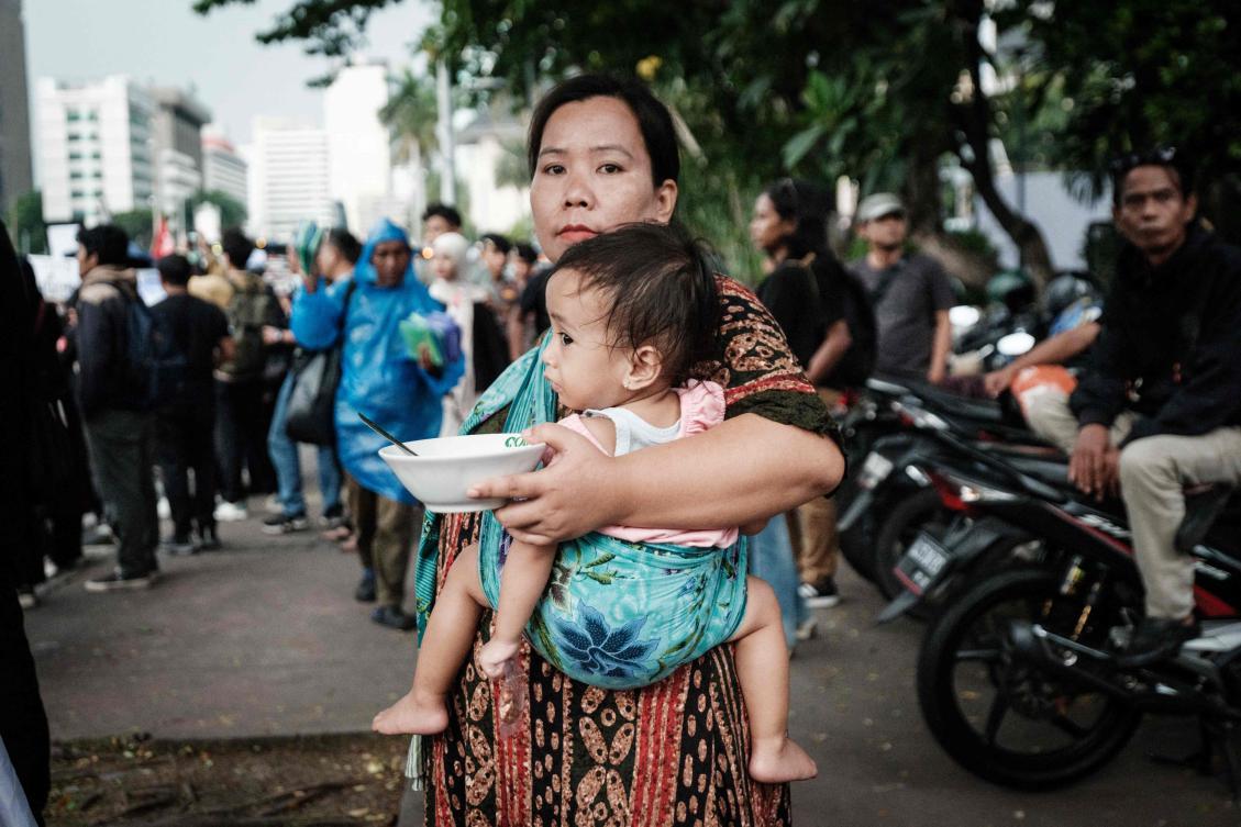 Indonesian private tutor Patricia has been learning German for two years, armed with a dream of leaving for Europe and driven by a lack of opportunities, economic stagnation and little hope at home. (AFP)