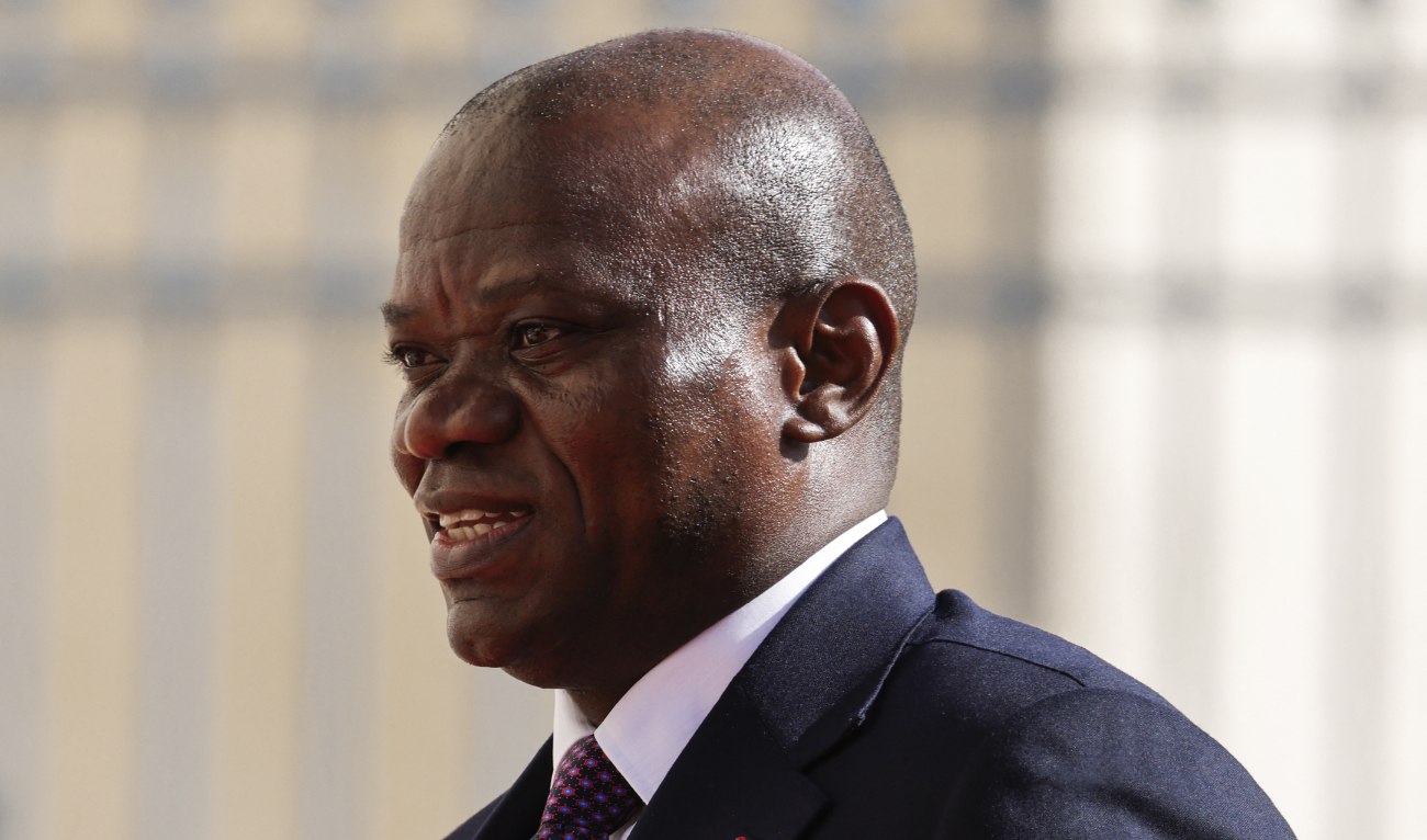 Gabon’s military leader Brice Oligui Nguema will face three challengers, including a former prime minister, in the country’s April 12 presidential election, according to the candidate list. (AFP)