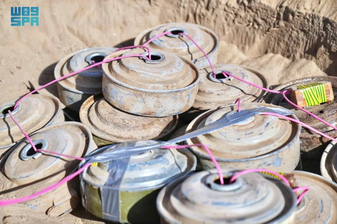 Since its launch, the Masam project has removed 484,401 explosive devices across the country. (SPA)