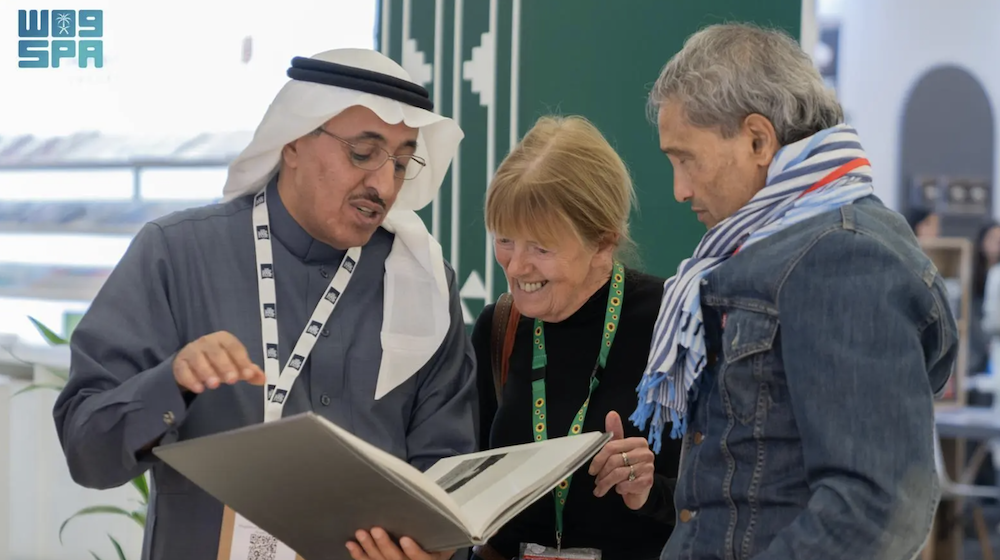 Saudi Arabia launched its pavilion at the London International Book Fair on Tuesday. (SPA)