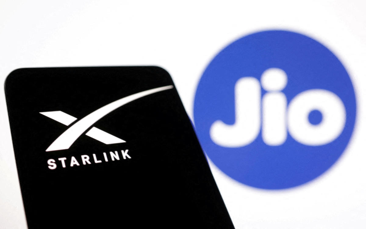 Jio has long been at odds with Starlink over methods for awarding satellite service spectrum in India. (Reuters)