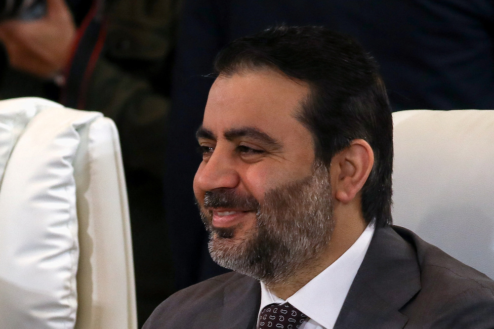 Syria’s foreign minister Asaad Al-Shibani is set to attend a donor summit for his country in Brussels on March 17. (Reuters)