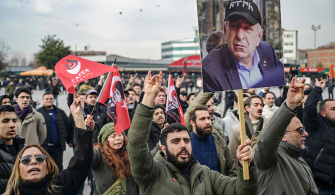 The leader of Turkiye’s Victory Party Umit Ozdag says he was arrested and detained on political grounds as part of an opposition crackdown that contradicts the government's purported effort to boost democracy while ending a Kurdish militant insurgency. (AFP/File)