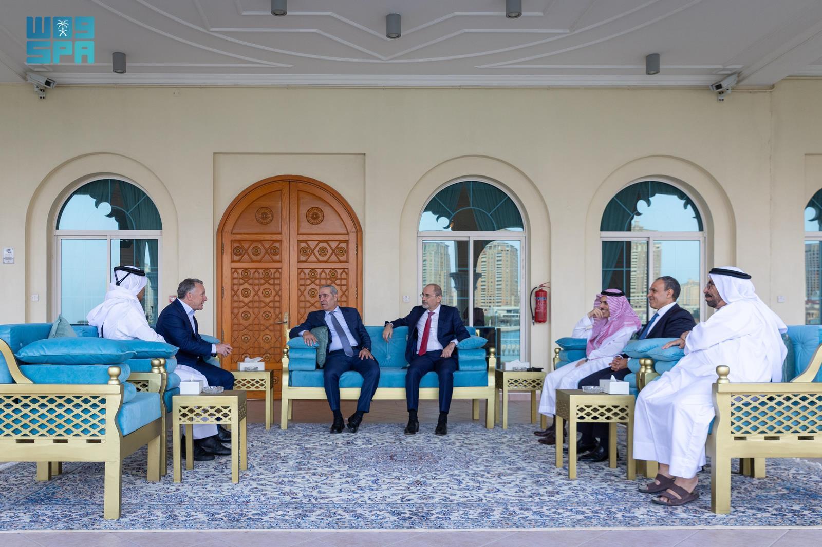 Arab ministers agree to continue consultations on Gaza plan as a foundation for rebuilding efforts. (SPA)