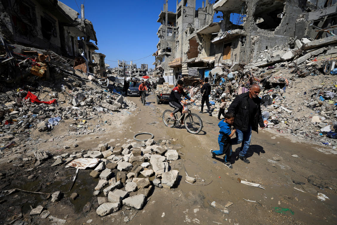 Egypt said on Thursday it appreciated US President Donald Trump’s remarks on not demanding that residents of Gaza leave the enclave. (Reuters)