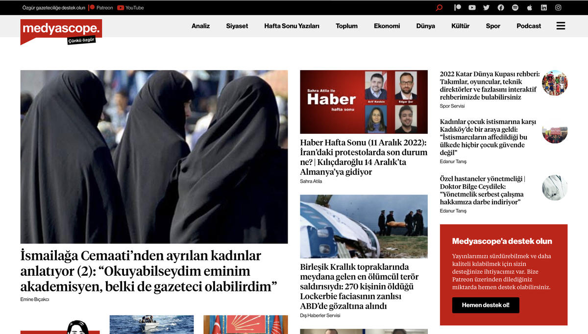 Independent news websites including T24, Medyascope, Diken, and Birgun said that Google’s changes also blocked the public’s access to news. (Medyascope/File)