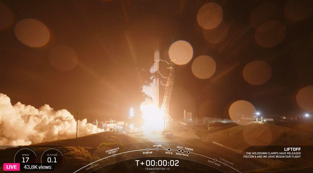 Bahrain launched Al-Munther on Saturday, its first domestically designed and developed satellite. (BNA)