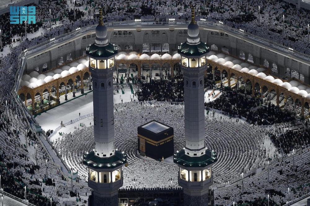 The program at the Grand Mosque in Makkah was introduced to accommodate the expected rise in attendance during the last 10 days of Ramadan. (SPA)
