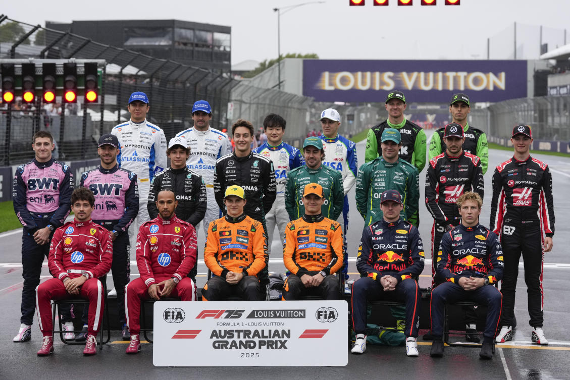 Lando Norris heads to the second round of the Formula 1 season in China with a lead over champion Max Verstappen after winning a thrilling race in Australia. (AP)