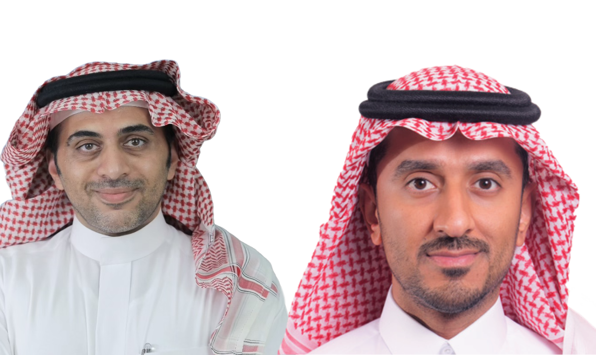 Dr. Fahd Nawwab, vice president, SAP Saudi Arabia and, right, Khaled AlOfaysan, head of IBM Consulting Saudi Arabia