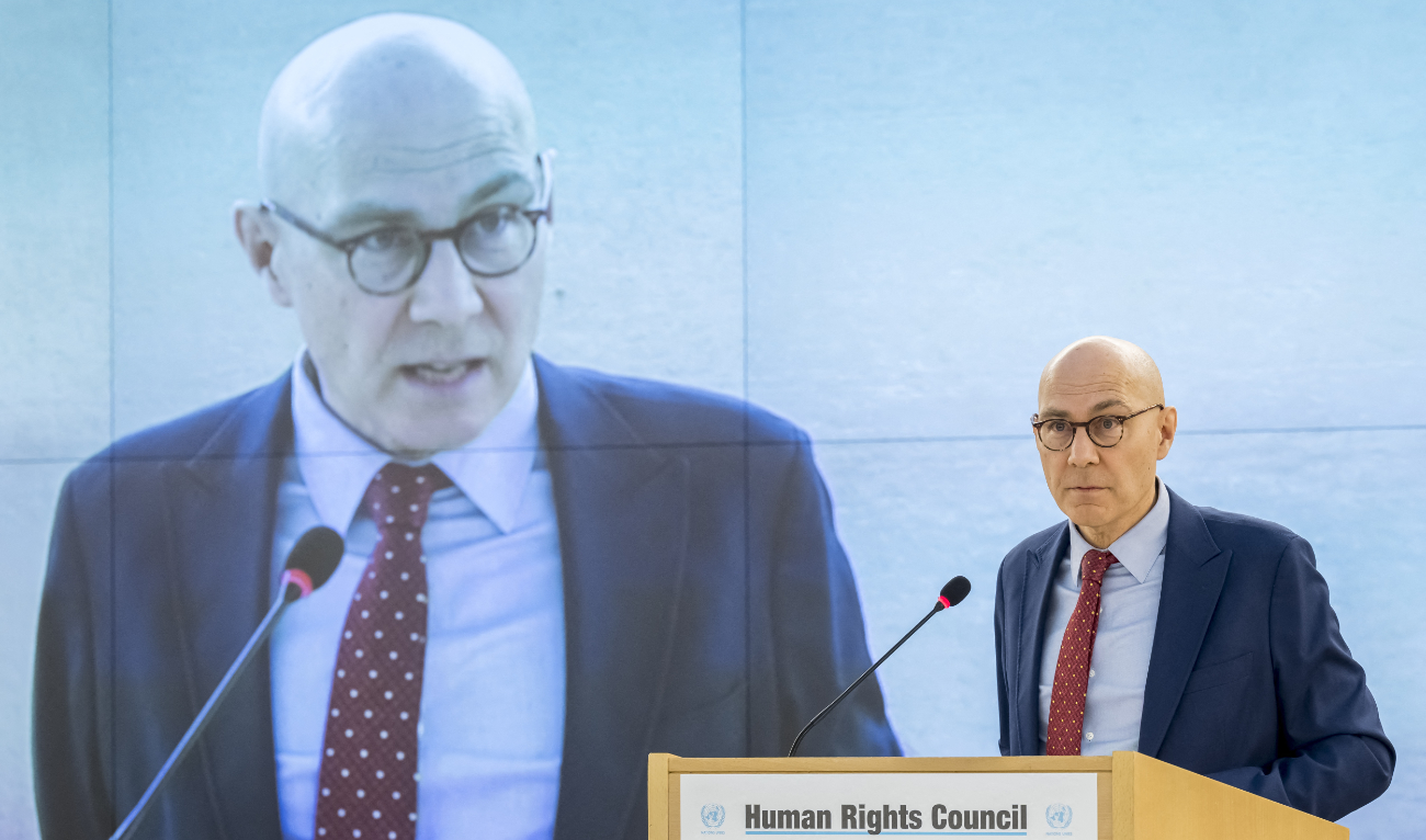 UN High Commissioner for Human Rights Volker Turk. (AFP)