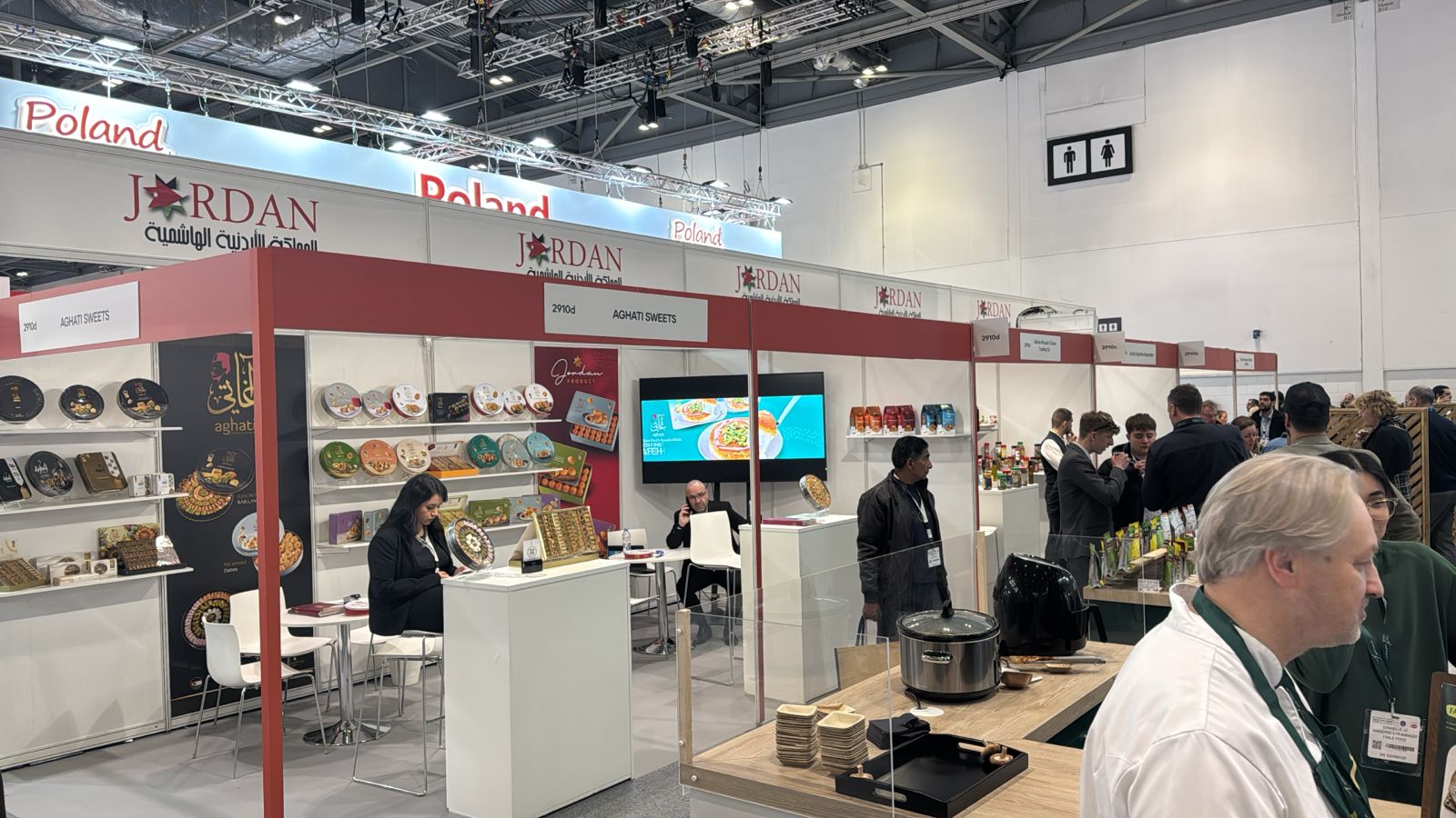 Food manufacturers from Jordan are showcasing their products at the International Food and Drink Event in London this week, as they make a concerted push to enter the potentially lucrative UK market. (Petra)