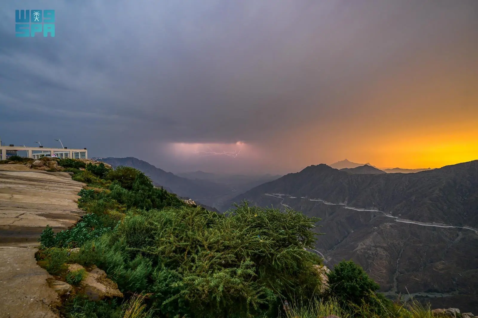 Thunderstorms are expected to continue across most regions of the Kingdom until Sunday. (SPA file photo)