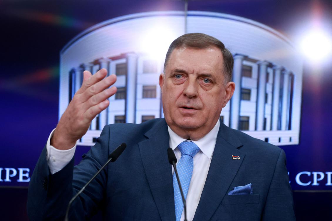 An arrest warrant was issued for Milorad Dodik, the political leader of the Bosnian Serbs, on 19 Mar. 2025. (AFP)