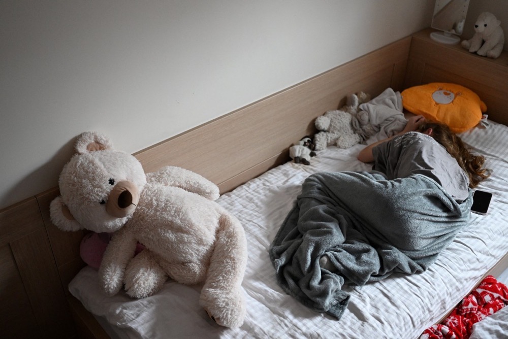 In his call with Zelenskiy, Trump inquired about the children who had gone missing from Ukraine during the war. (AFP/File))