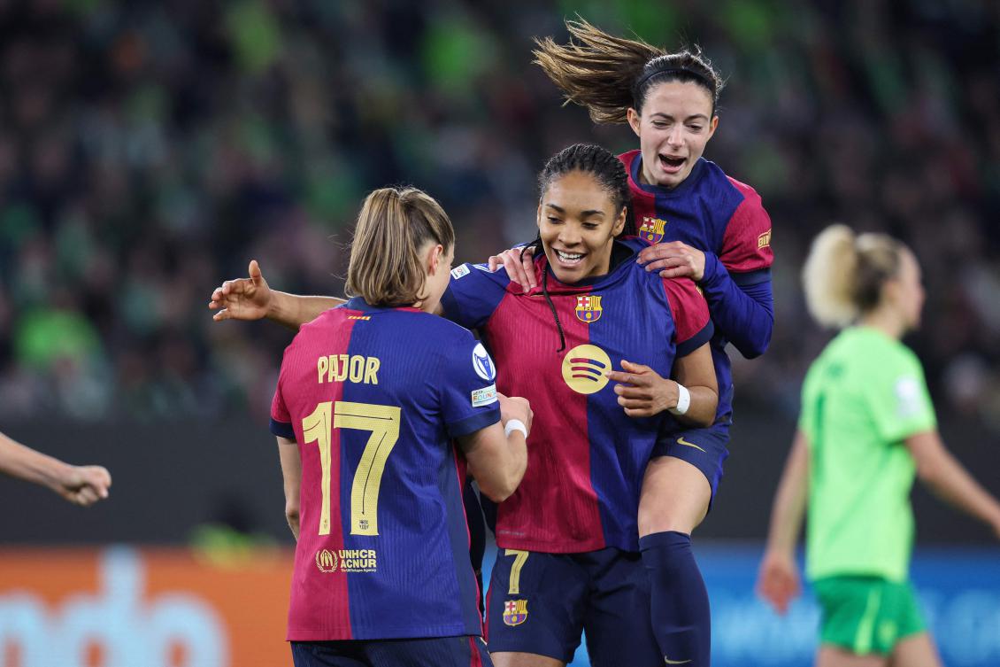 Barca on track for women’s Champions League semis after thumping Wolfsburg