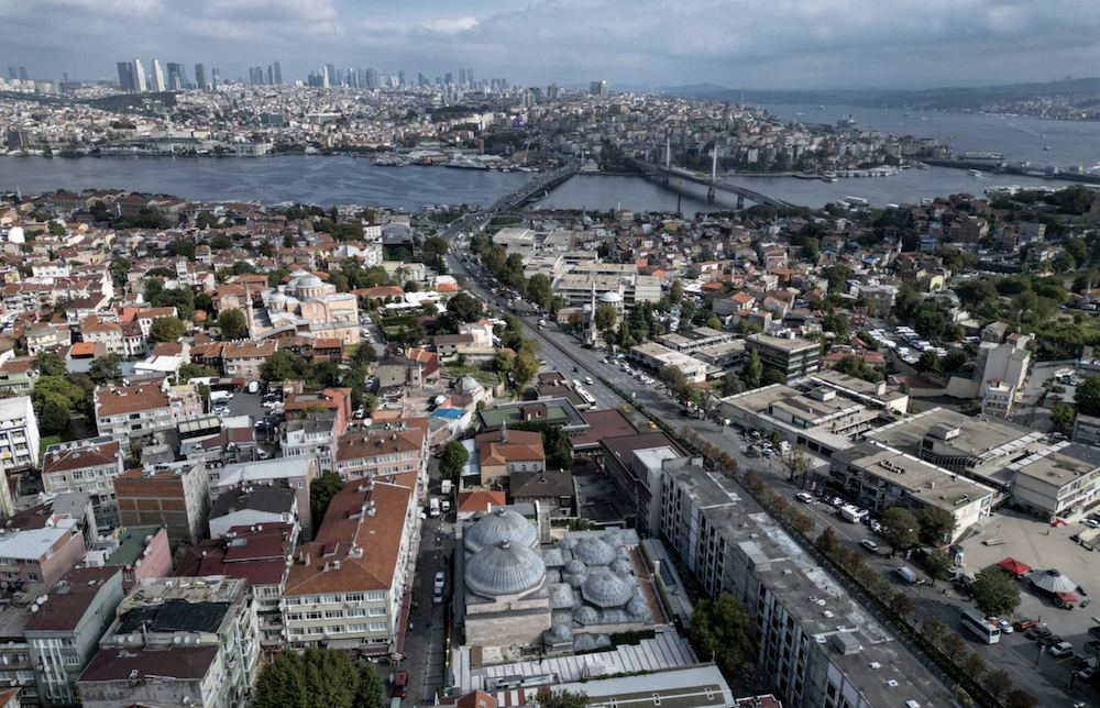 An aerial shot of Istanbul. (AFP/File Photo)