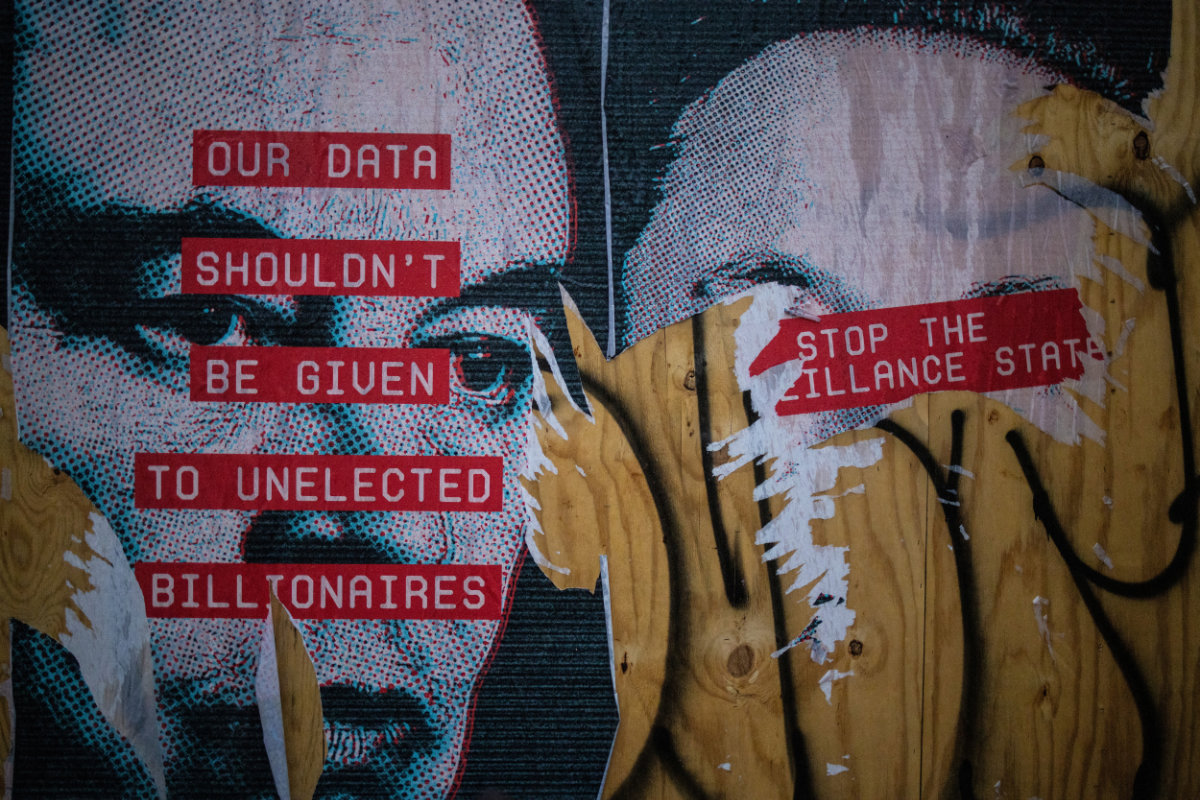Damaged posters of Elon Musk, the world's richest man and a top adviser to US President Donald Trump, are seen on a rainy day in Washington, DC, on March 20, 2025. (REUTERS)