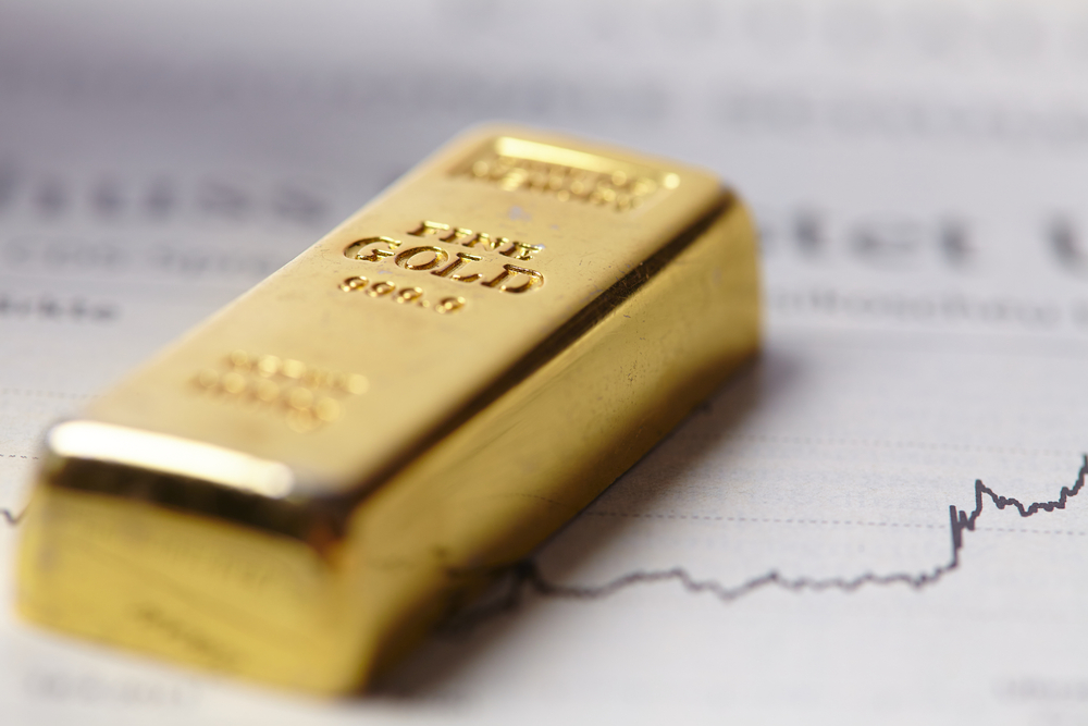 Bullion was on track for a third straight weekly gain, having added 1.7 percent so far this week. Shutterstock