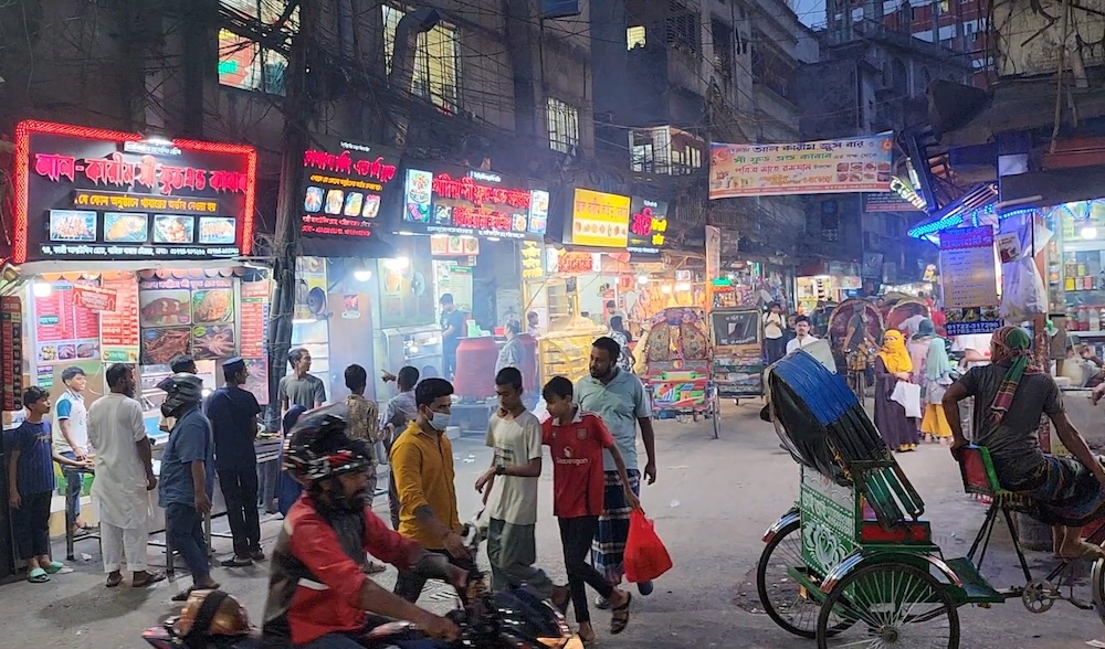 In streets of Old Dhaka, life bustles all night during Ramadan