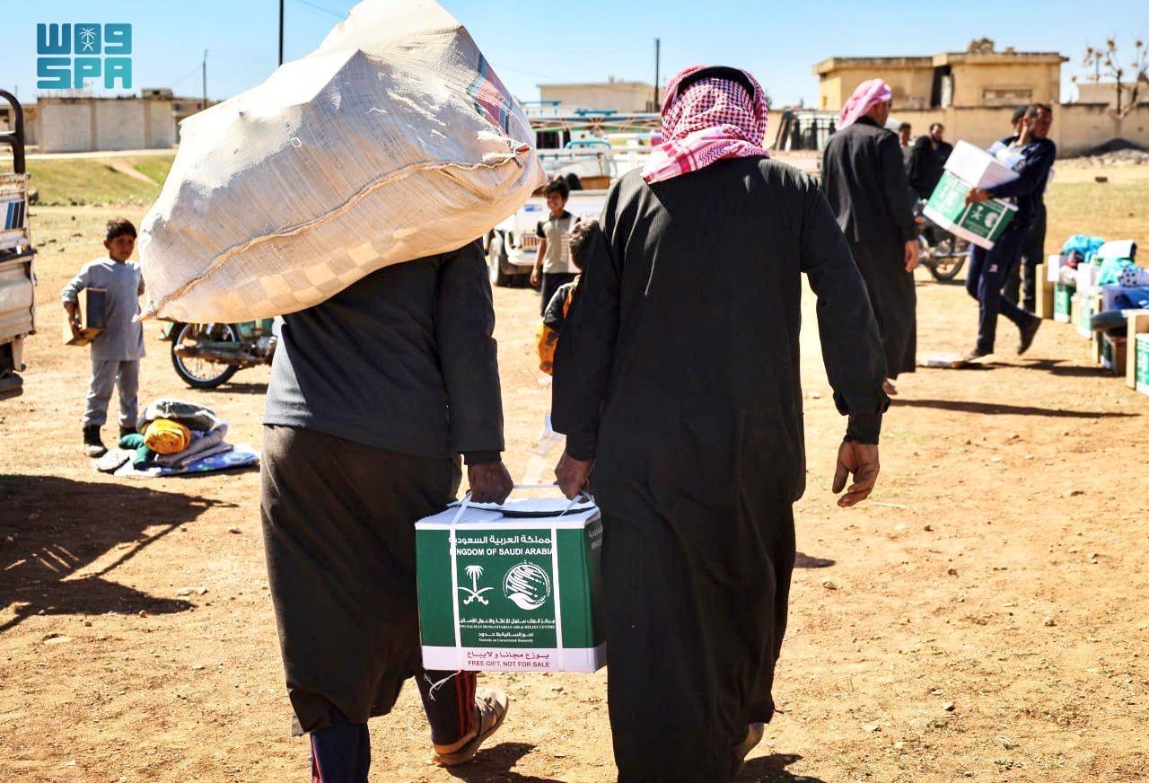 KSrelief also provided 190 food packages to Syrian refugees in the town of Shebaa, Lebanon, benefiting 950 people. (SPA)
