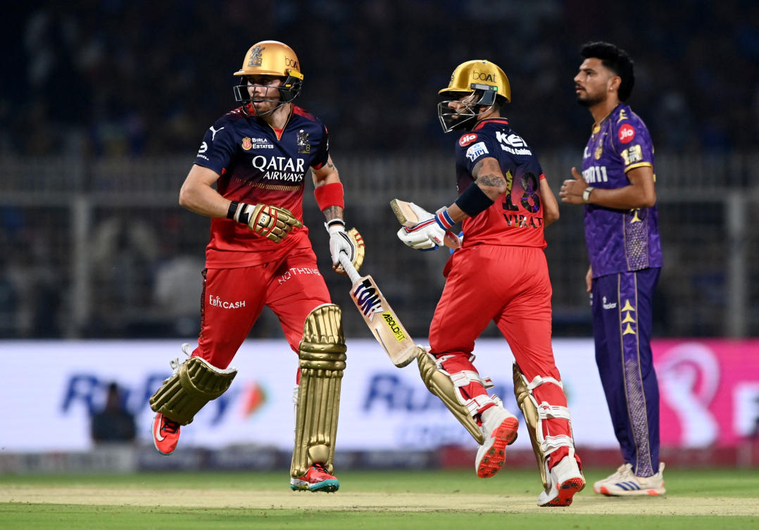 Royal Challengers Bengaluru's Phil Salt and Virat Kohli in action in the IPL opener. (Reuters)