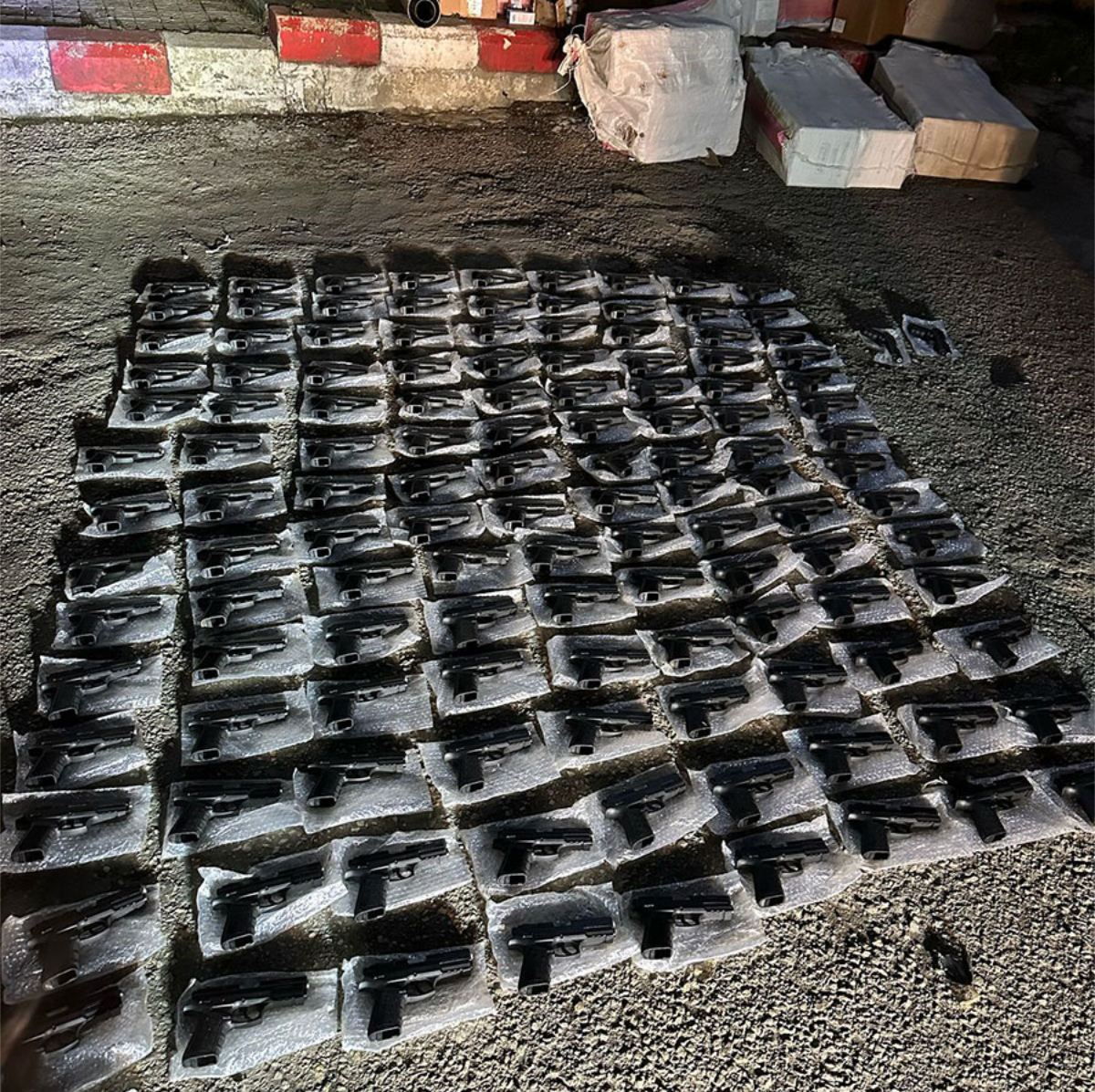Security forces have foiled an attempt to smuggle weapons from Syrian territory into Lebanon. (Supplied)