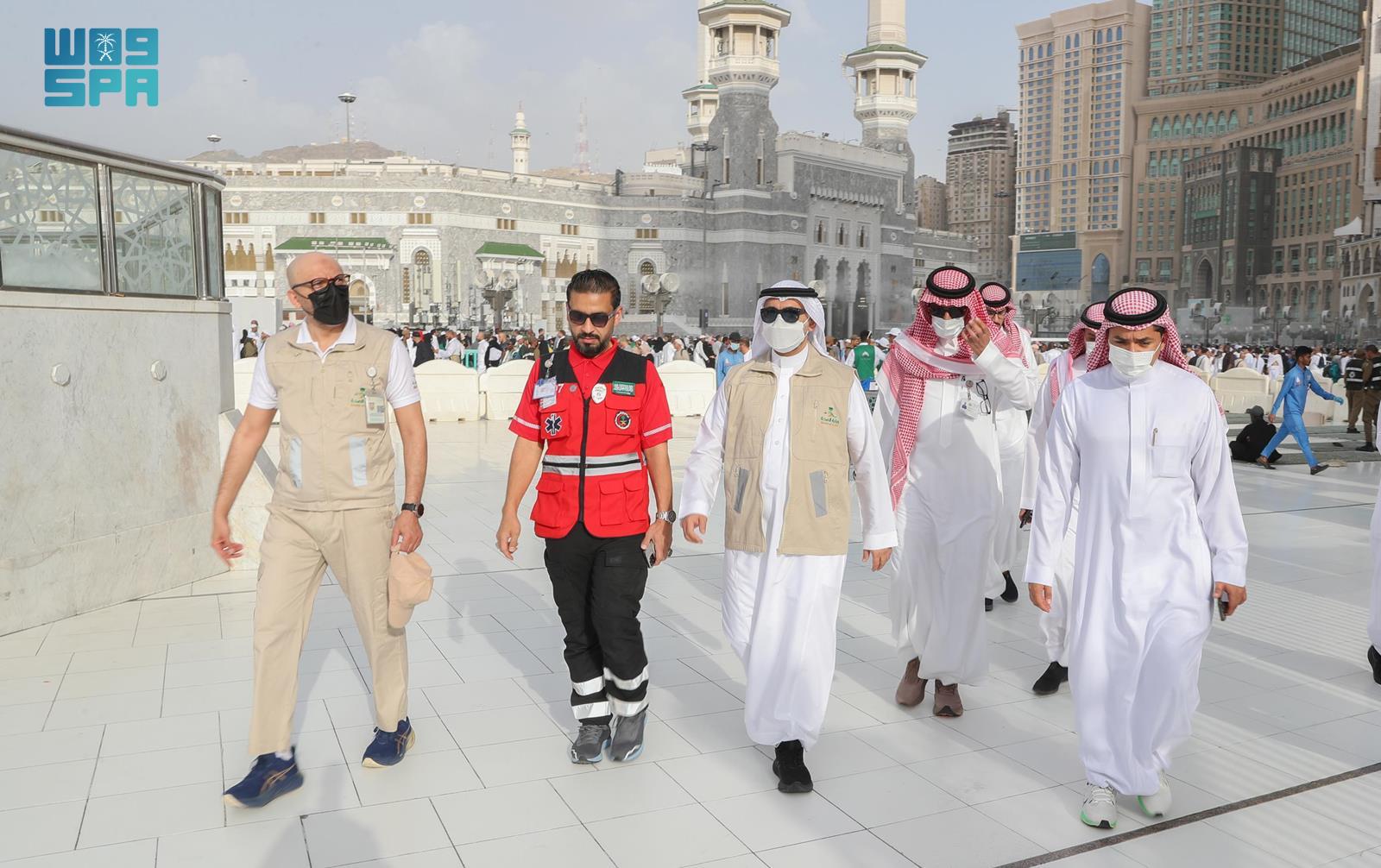 Minister of Health Fahad Al-Jalajel inspected several healthcare facilities in Makkah (SPA)