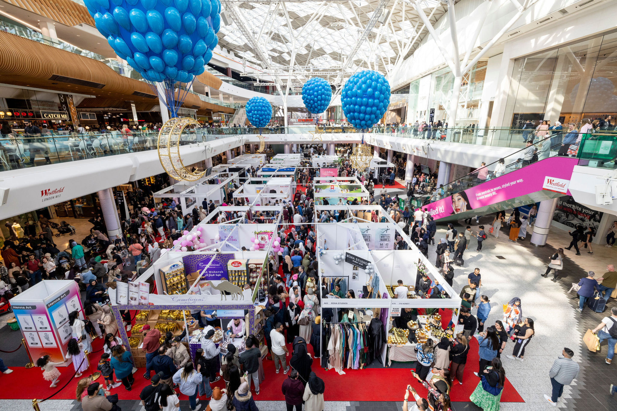 This year marks the sixth consecutive celebration of Eid at Westfield London, Europe’s largest retail destination with over 460 stores. (Supplied)