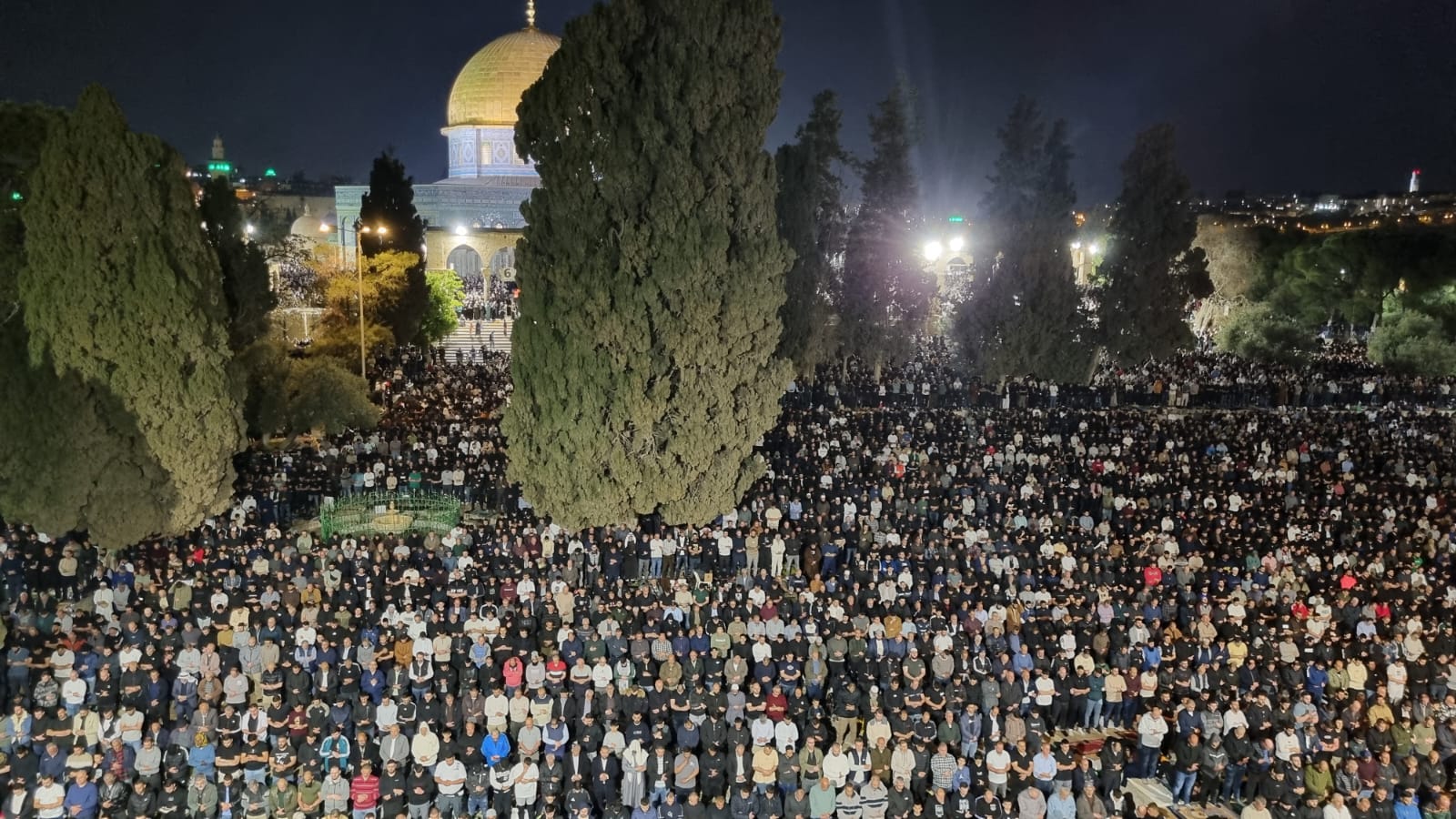 Muslims consider Laylat Al-Qadr to be the holiest night in the Islamic calendar. (WAFA)